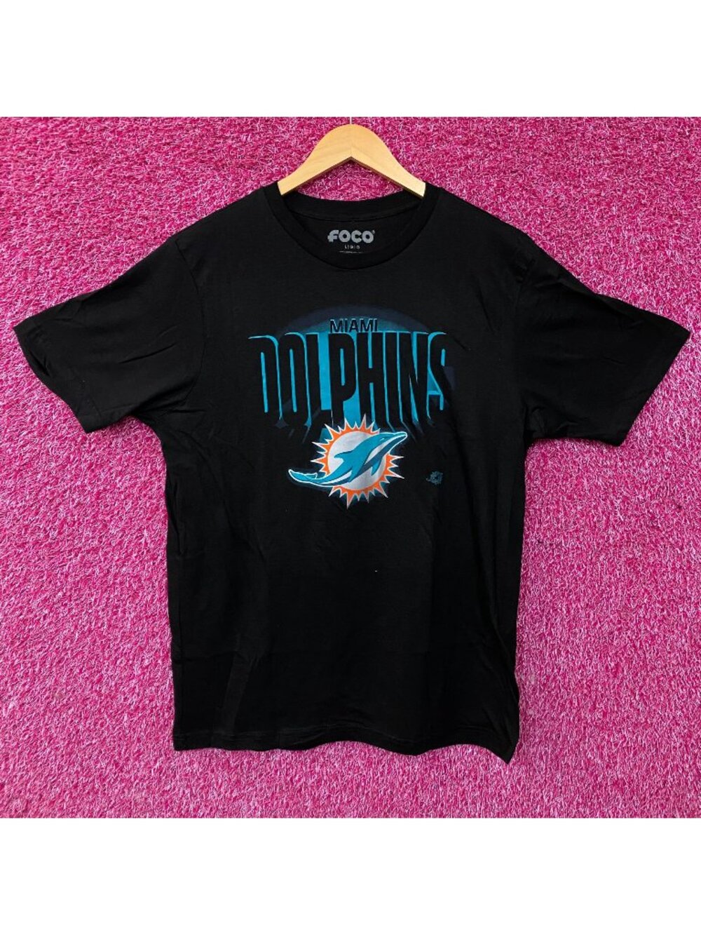 FOCO NFL Miami Dolphins Team Logo Graphic T-Shirt Large